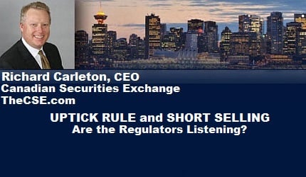 February 13, 2016 : Uptick Rule and Short Selling